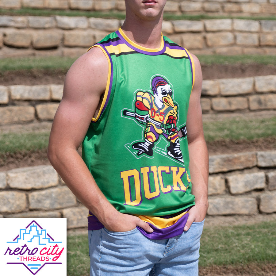 the mighty ducks goldberg custom basketball jersey