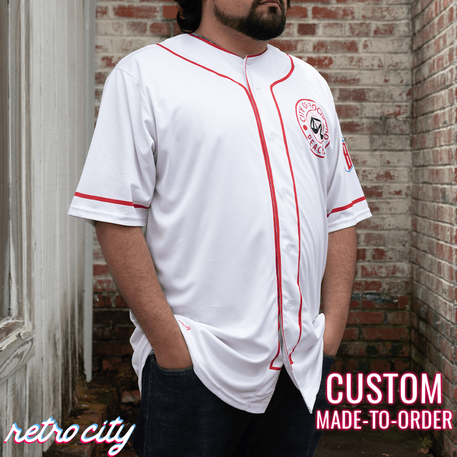 popjersey #43 Jimmy Dugan City of Rockford Peaches A League of Their Own Movie Men's Baseball Jersey Stitched Size XXL Cream