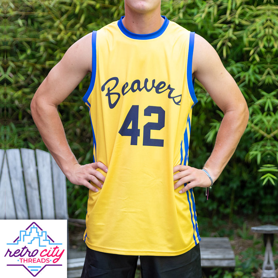 New Loot Crate Teen Wolf Scott Howard Beavers #42 Large Basketball Jersey