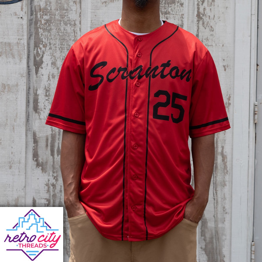 the office scranton branch custom baseball jersey