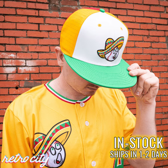 Golden Sombreros Retro League Flexfit Baseball Hat Cap