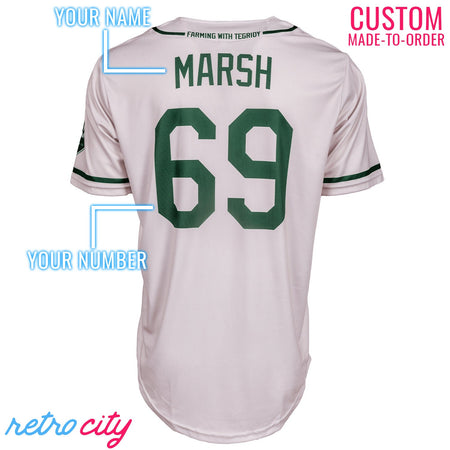 Tegridy Farms South Park Randy Marsh Full-Button Baseball Jersey *CUSTOM*