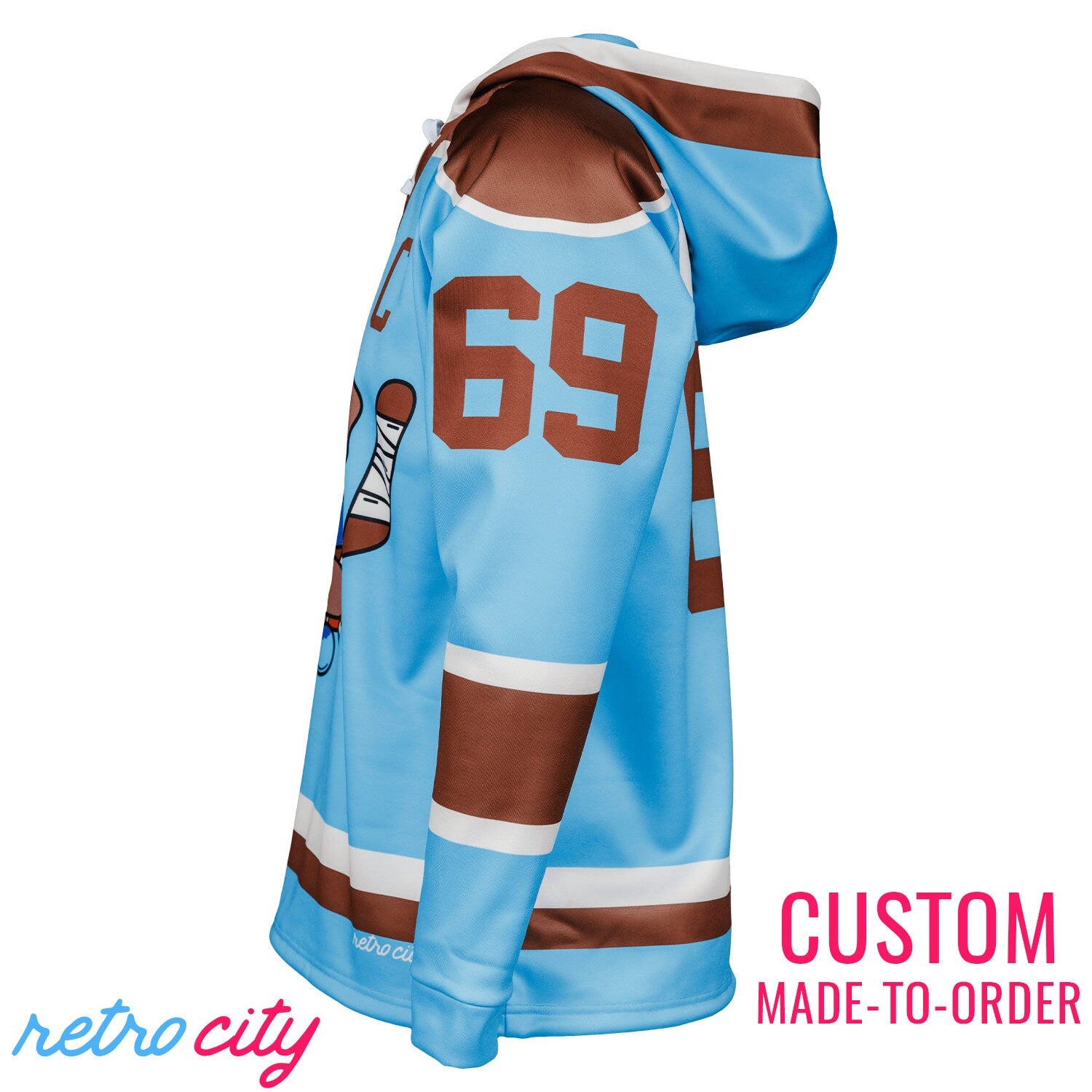 Sudbury Bulldogs Lace-Up Hockey Hoodie