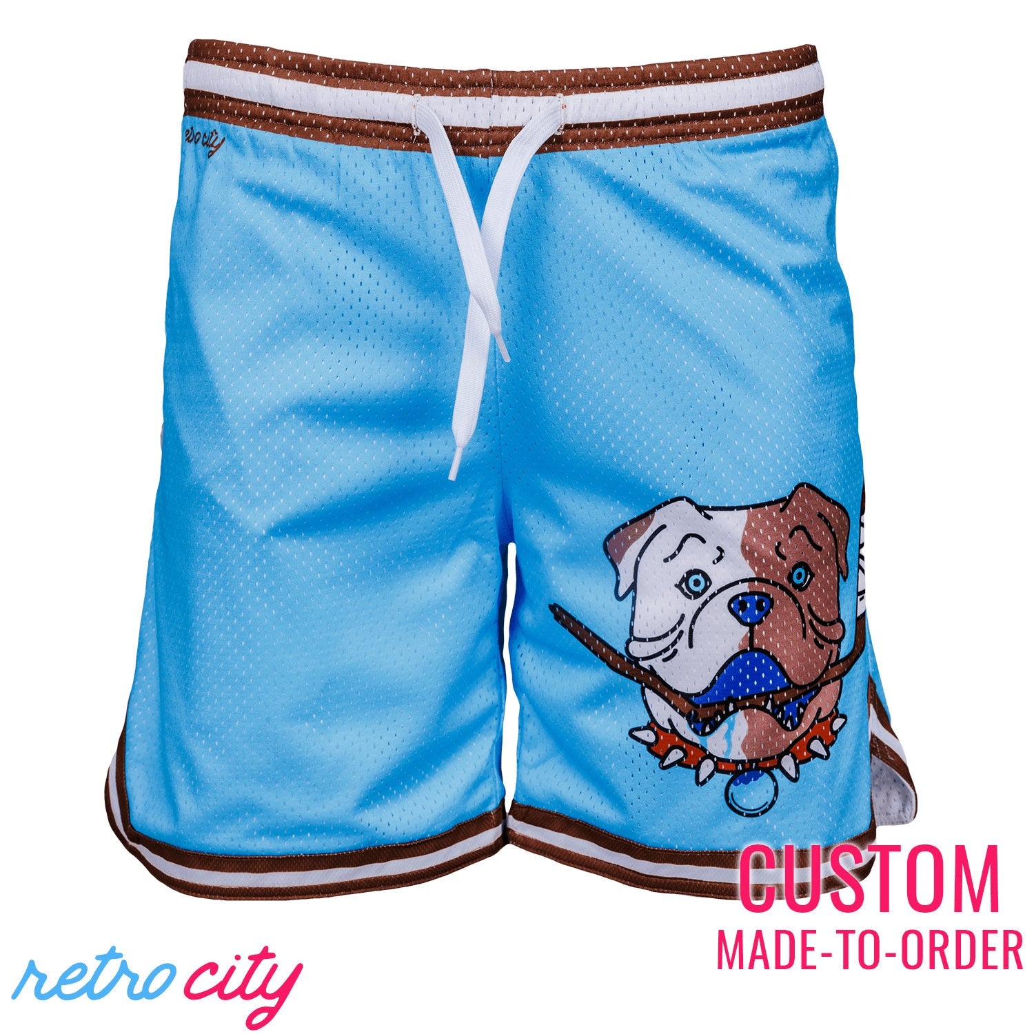 Sudbury Bulldogs Shoresy Letterkenny Retro Mesh Pocket Shorts *CUSTOM*